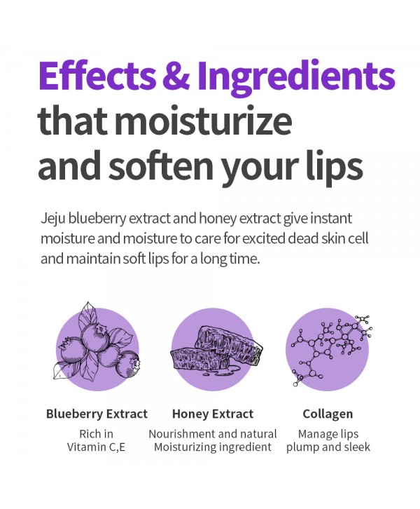 Blueberry Hydrating Honey Lip Balm