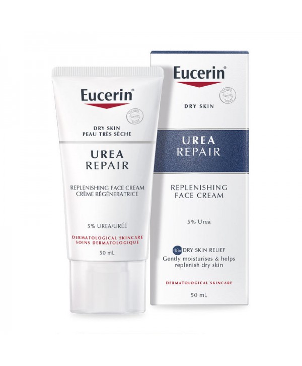 Eucerin Dry Skin Replenishing Face Cream 5% Urea 50ml