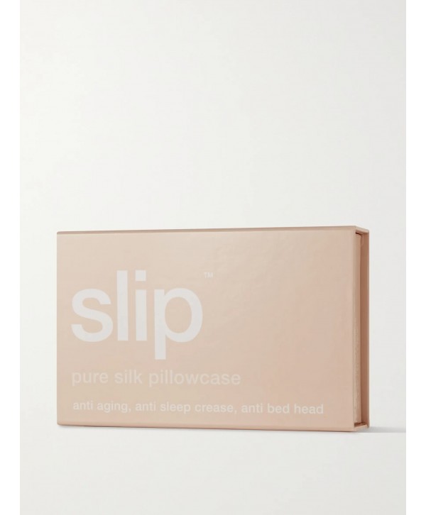Embroidered silk large pillowcase