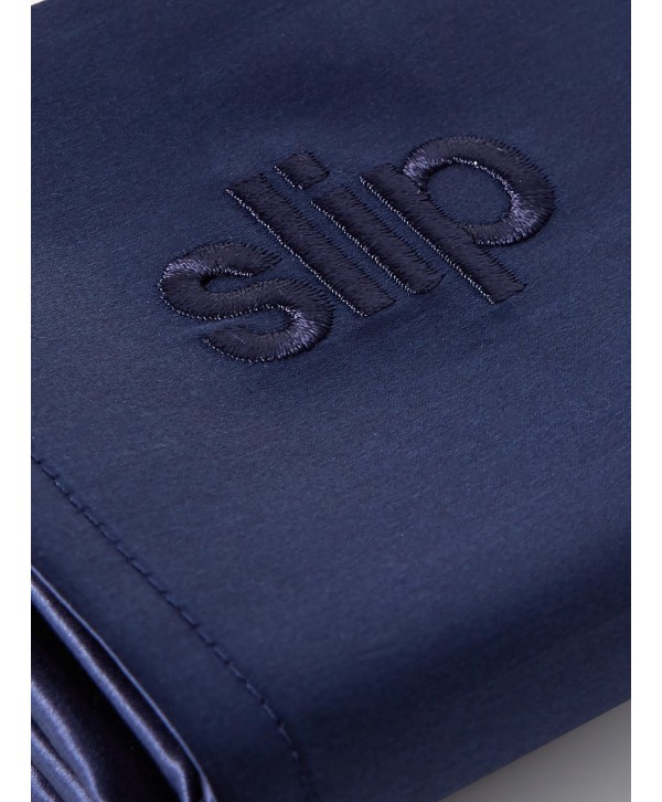 Embroidered silk large pillowcase