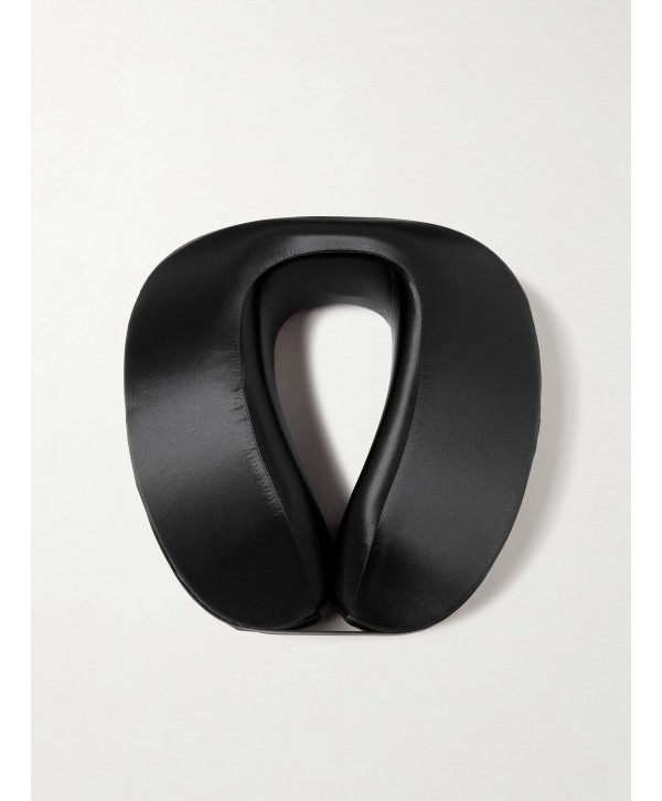 Jet Setter slipsilk™ silk travel neck pillow